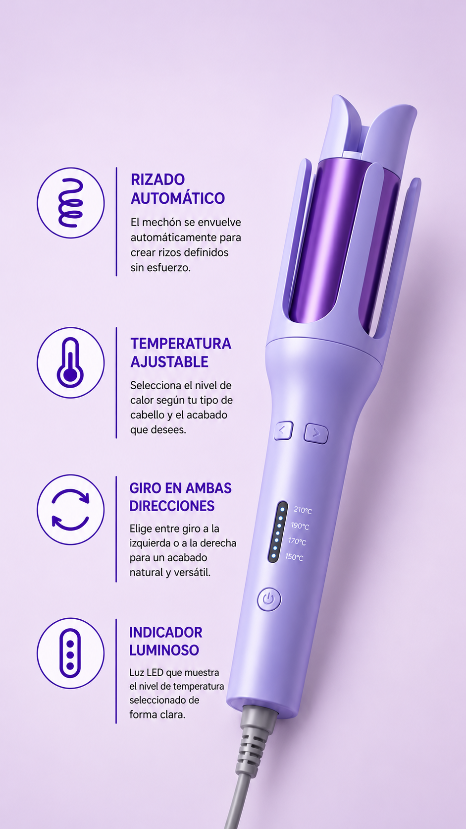 AirCurlPro™ Rizador automático