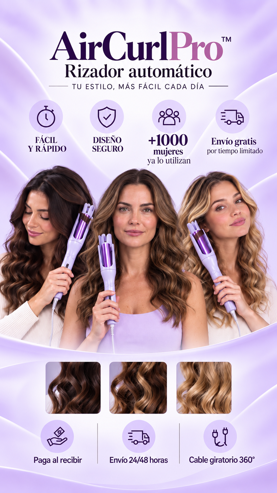 AirCurlPro™ Rizador automático
